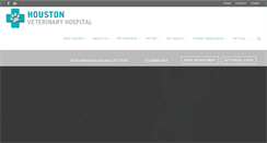 Desktop Screenshot of houstonvetclinic.com